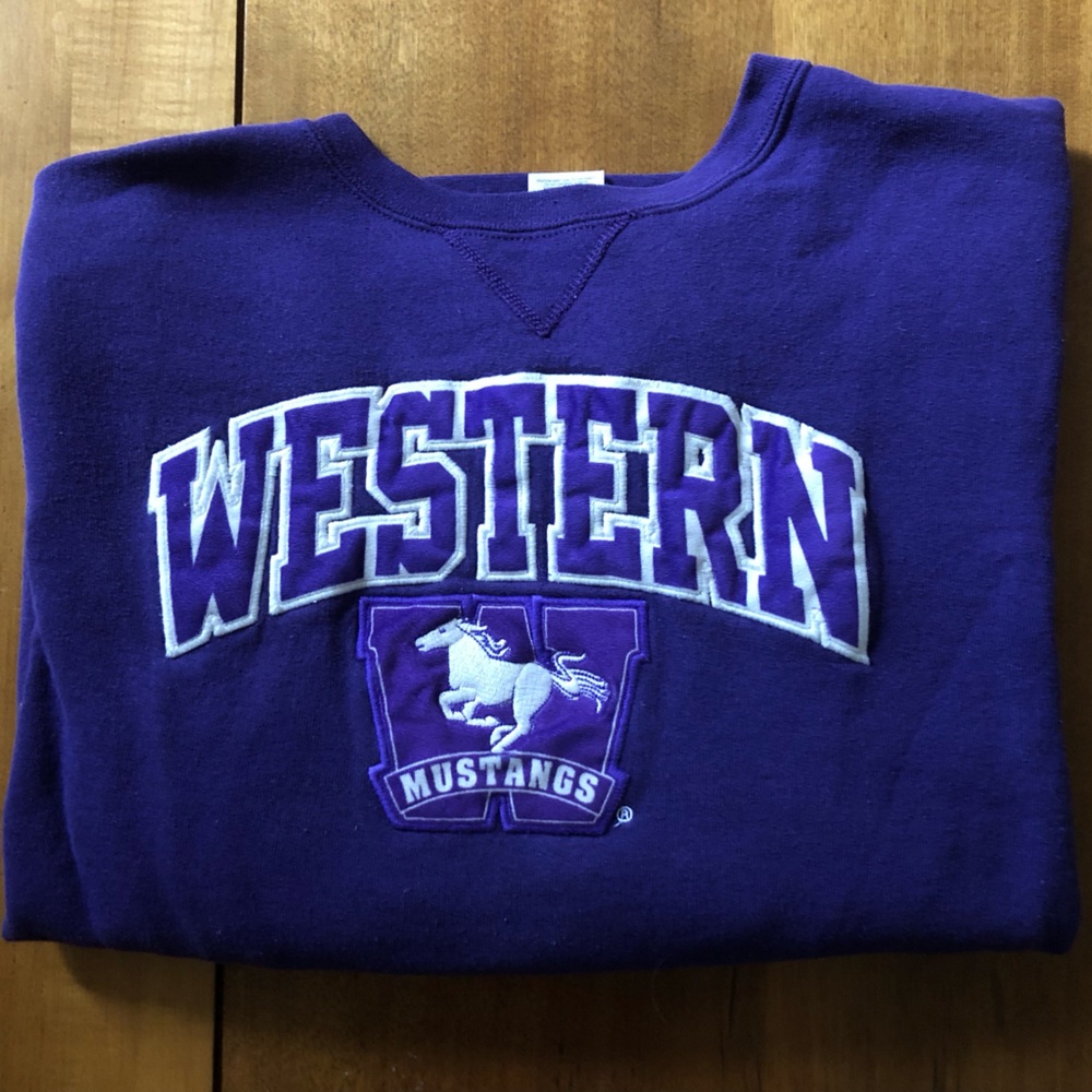 Heavyweight UWO / Western University crew neck sweater